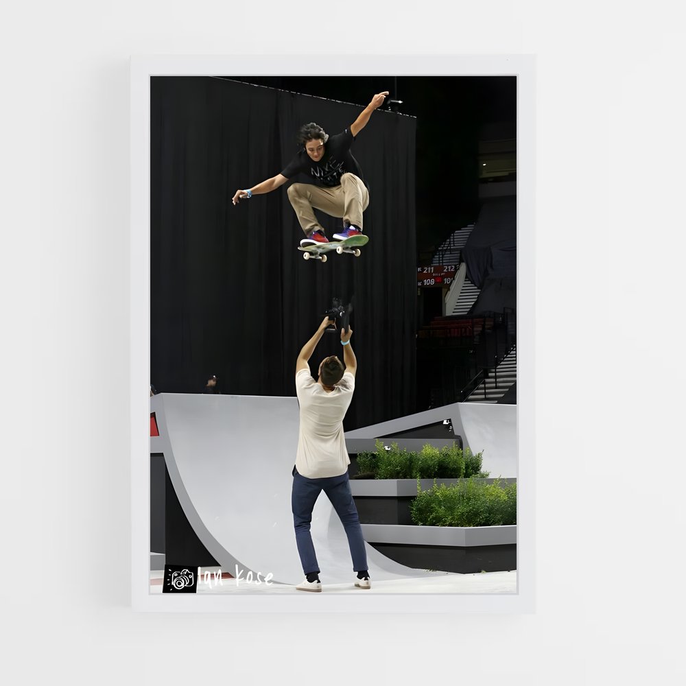 Poster Tricks de Sean – affiche Skateboard (vue 3)